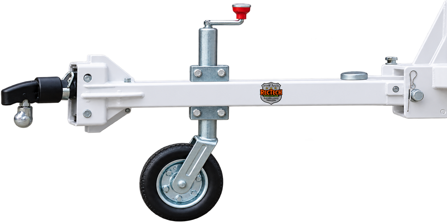 Folding tow tongue mechanism